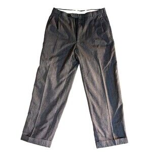 Vintage Christian Dior Monsieur Baggy Dress Pant Trousers 32x30 Wool Blend